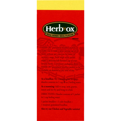 BROTH, BEEF BOUILLON SODIUM FREE HERBOX SEASON (50/BX 6BX/CS