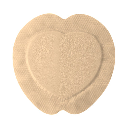 FOAM, ADH SIL W/BORDER SACRAL 7"X7" (10/BX 20BX/CS