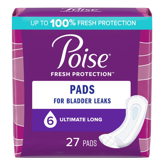 PAD, INCONT POISE ULTRA LONG (27/PK 4PK/CS) KIMPRO