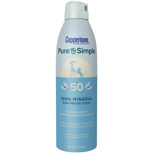 COPPERTONE, LOT PURE & SIMPLE SPF50 6OZ