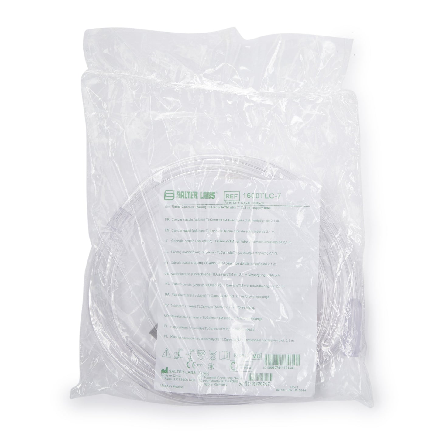 CANNULA, ADLT AIR CUSHION (25/CS) SALTLB