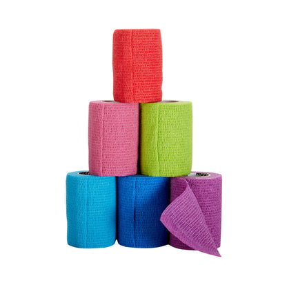 BANDAGE, COHESIVE N/S COLORPK 3" (24PK/CS)