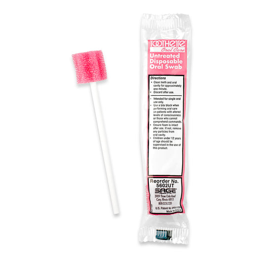 SWAB, ORAL UNTREATED SNGL PK (250/BX)