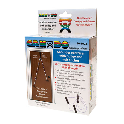 PULLEY, OVER DOOR SNGL W/STRAP