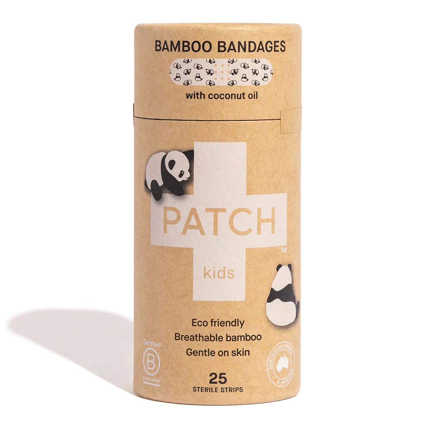 BANDAGE, ADH PATCH KIDS COCONUT OIL (25/TU 3TU/BX 8BX/CS)