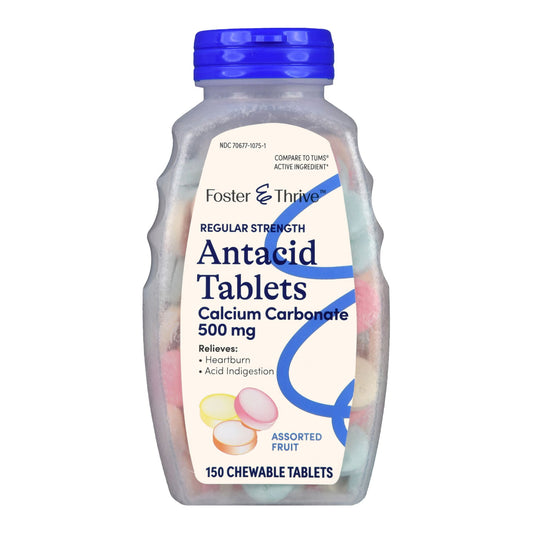 ANTACID, TAB CHEW FT CALCIUM ASTDFLAVOR 500MG (150/BT)