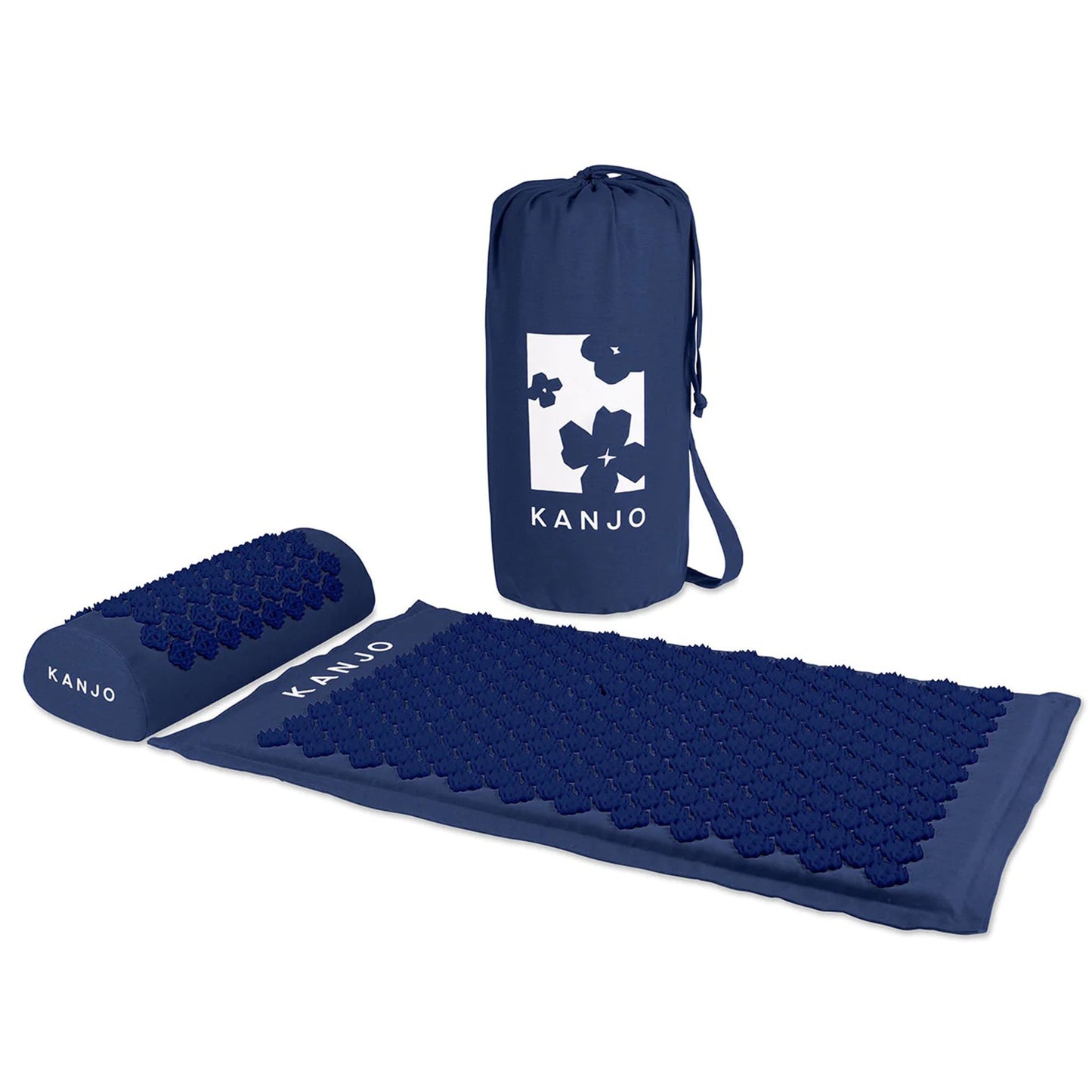 MAT SET, MAT/PILLOW ACUPRESSURE MEMORY FM NAVY (1/ST 9ST/CS)