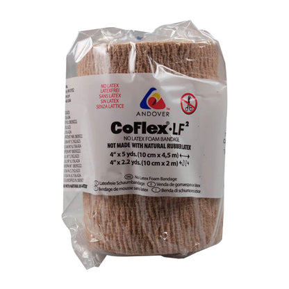 BANDAGE, CO-FLEX 4"X5YDS LF2 TAN (18RL/CS)