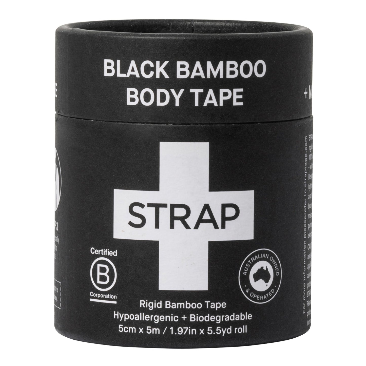 TAPE, SPORTS STRAP BAMBOO BLK 5CMX5CMX5.5YDS (1/TU 3TU/BX)