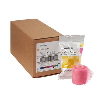 TAPE, CAST PNK LF 2"X4YDS (10RL/BX)