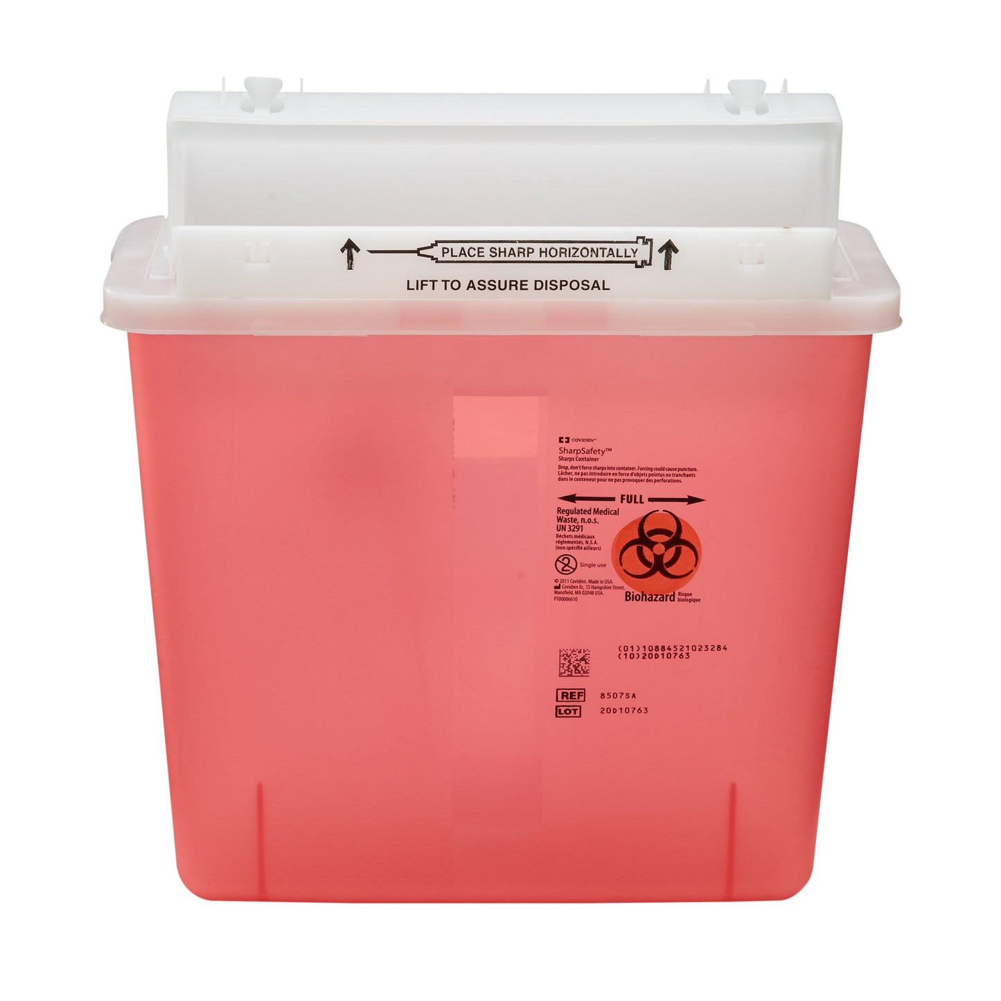 CONTAINER, SHARPS RED 5QT (20/CS)