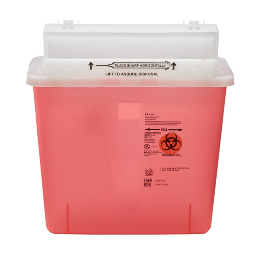 CONTAINER, SHARPS RED 5QT (20/CS)
