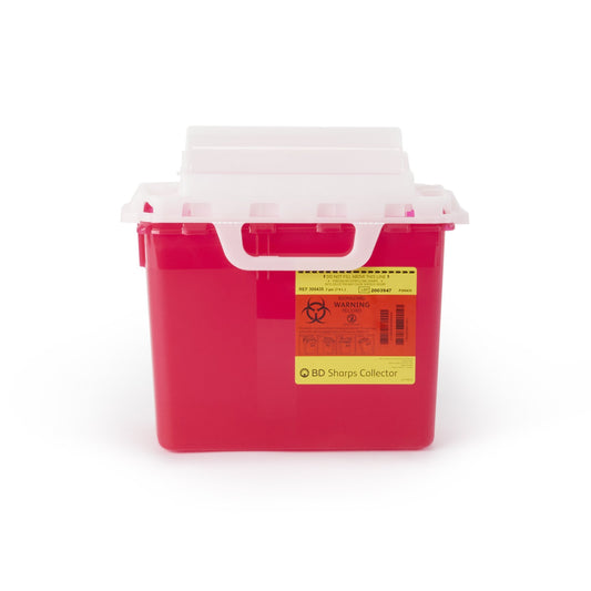 CONTAINER, SHARPS RED 2GL NESTABLE (10/CS)