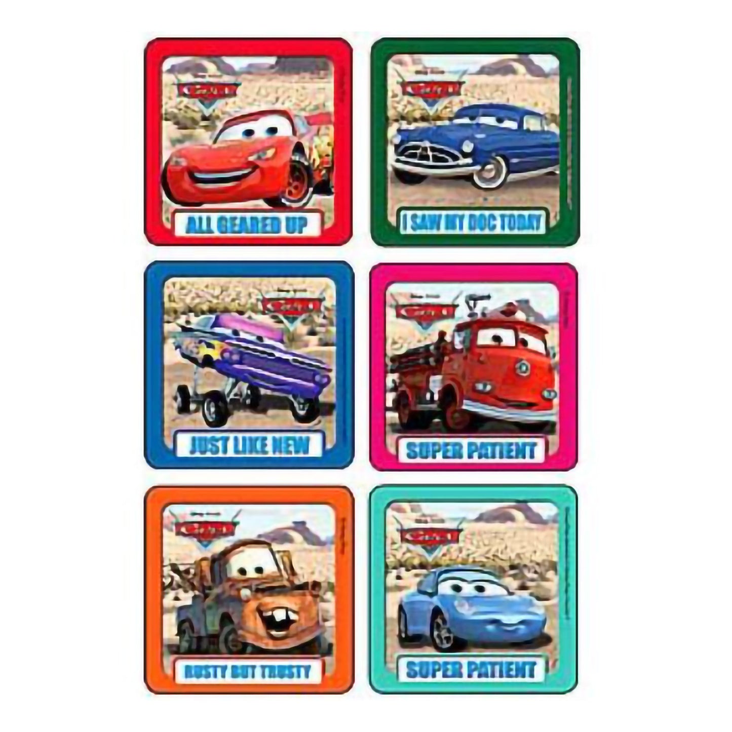 STICKER, DISNEY CARS (90/PK)