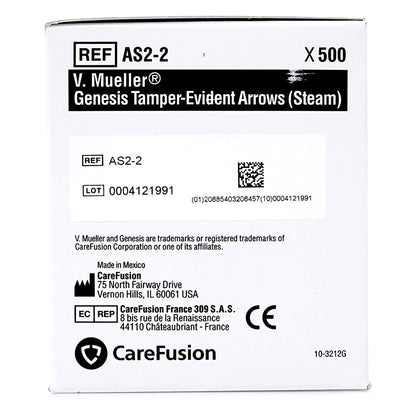 ARROW, TAMPER EVIDENT WHT (1000/BX) CARFUS