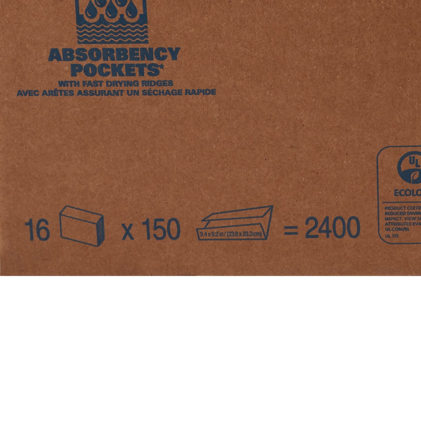 TOWEL, PAPER KLEENEX MULTI-FOLD WHT (150/PK 16PK/CS)