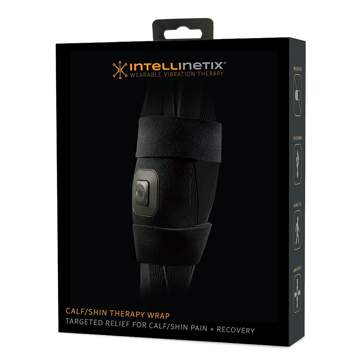 WRAP, THERAPY CALF/SHIN INTELLINETIX PORT N/INVASIVE ADJ SZ