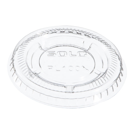 LID, CUP PORTION PLAS RND CLR 1OZ (125/SL 20SL/CS)