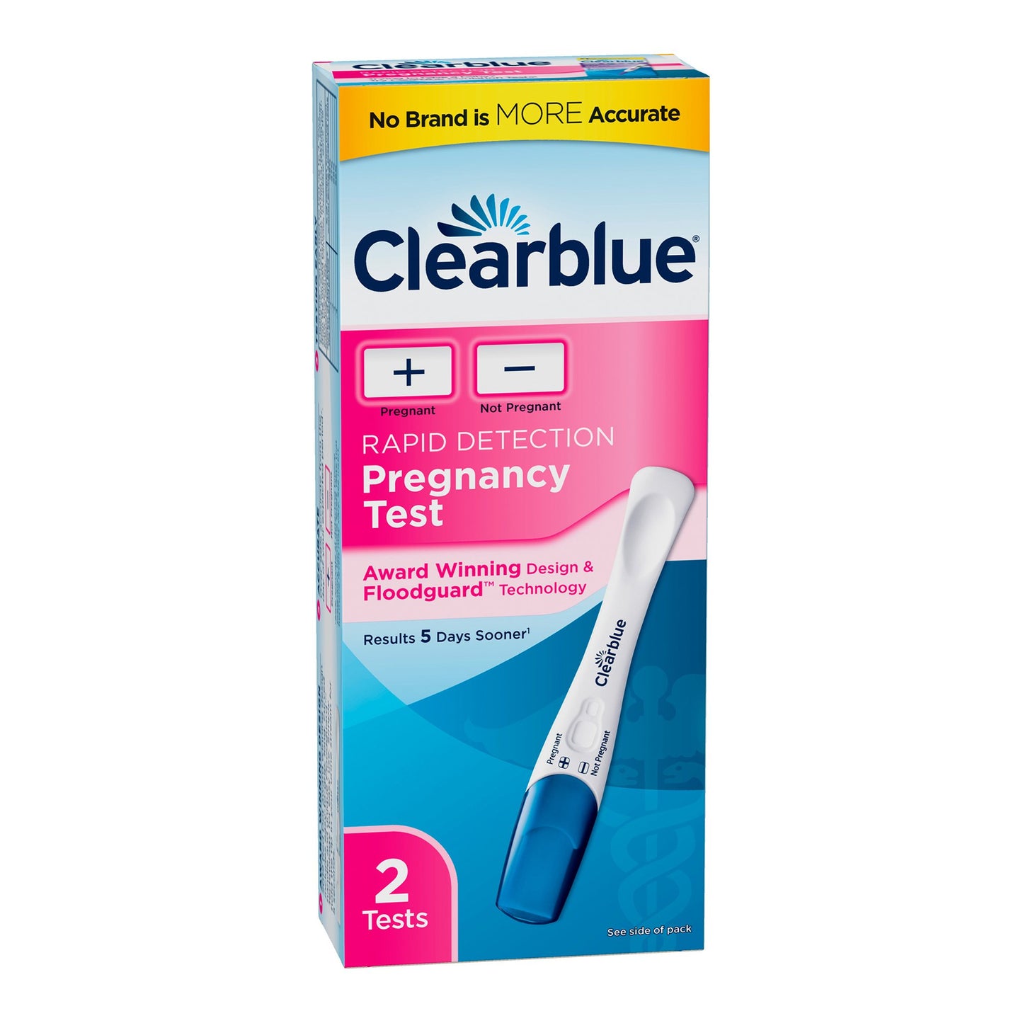 PREGNANCY TEST, CLEARBLUE RAPID DETECTION (2/BX)