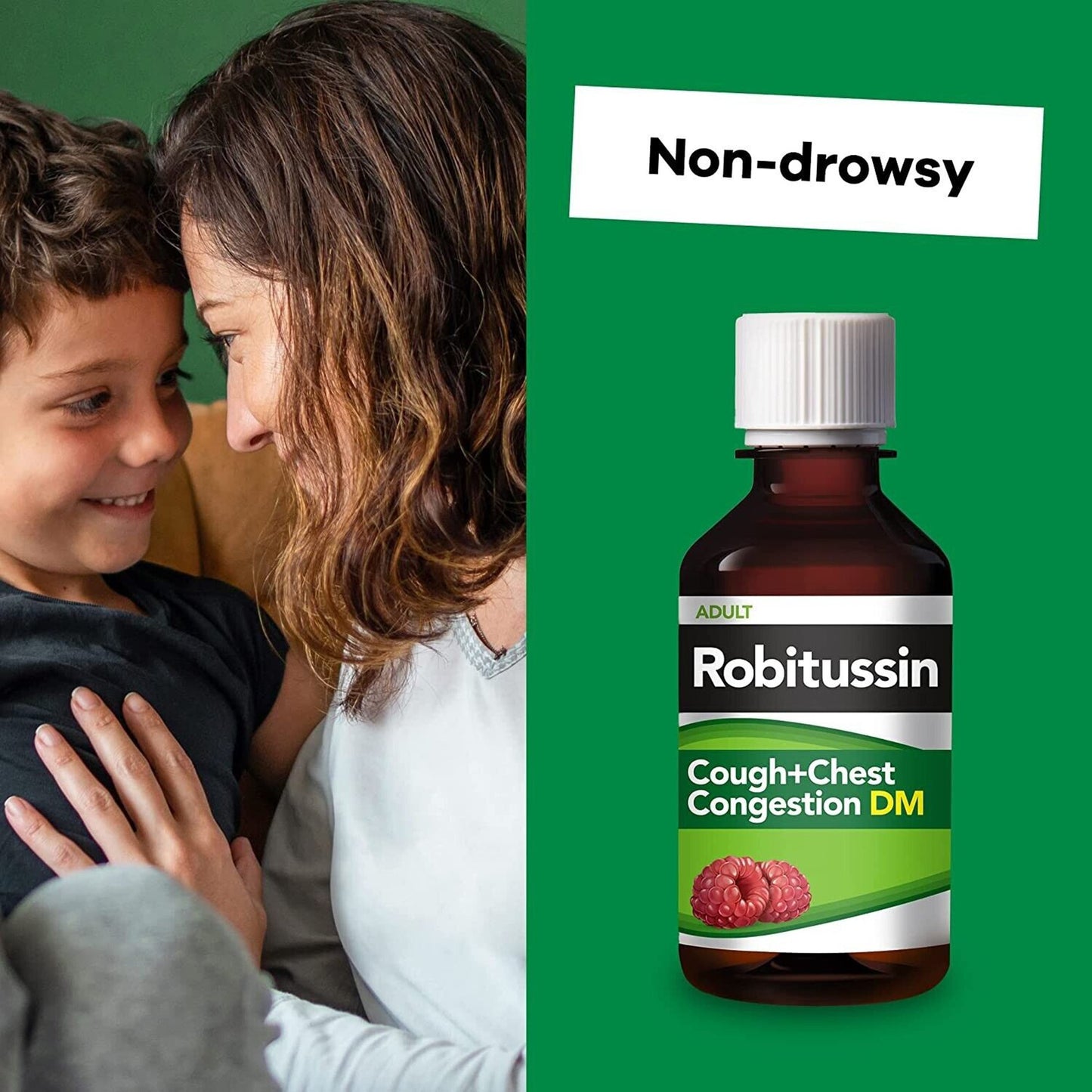 ROBITUSSIN DM, SYRP ADLT COUGH-CHEST RASPBERRY 4OZ