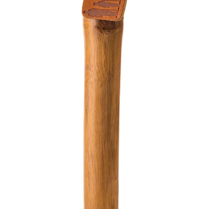 STICK, WALKING WOOD BRAZOS 58 FREE FORM IRON BAMBOO RED 58"