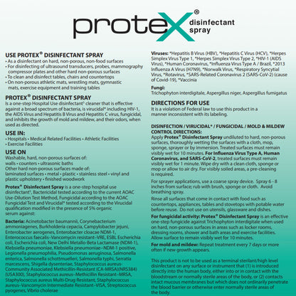 DISINFECTANT, PROTEX ONE STEP SPRAY 12 OZ (4DZ/CS)