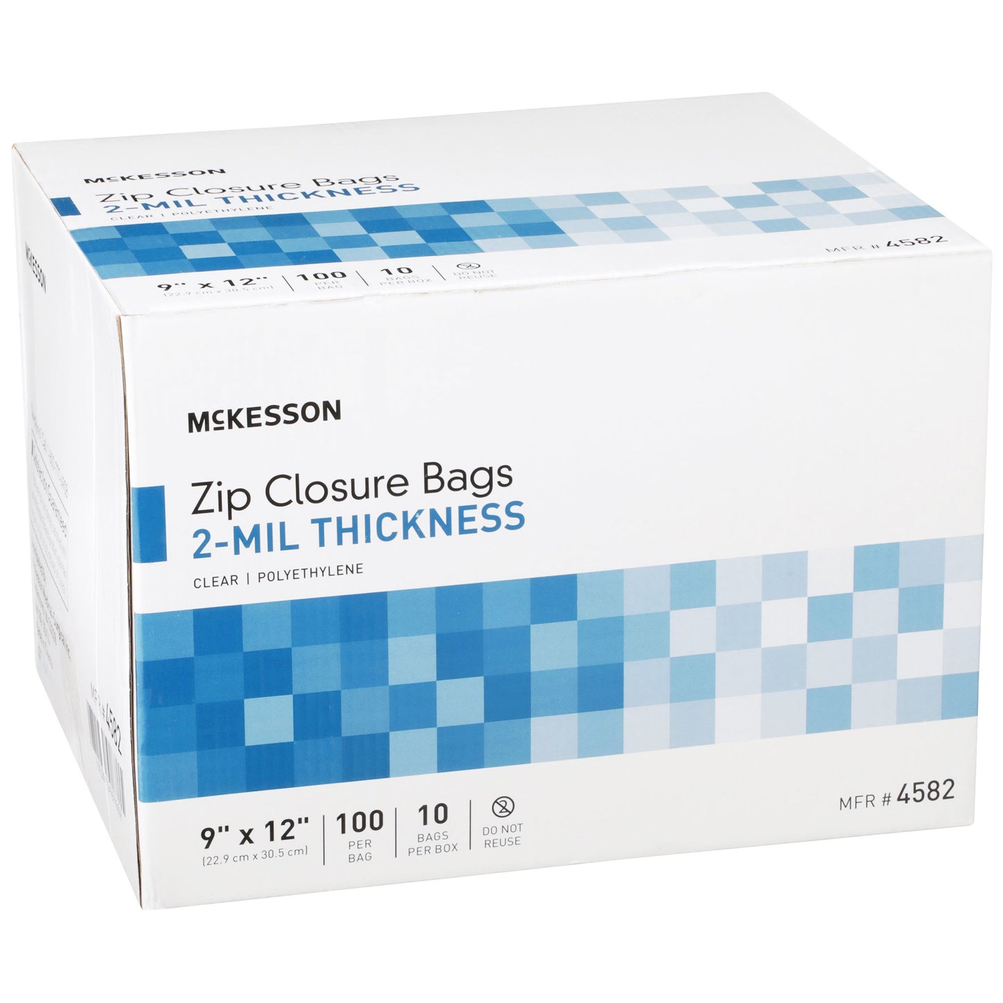 BAG, ZIP LOCK 9X12 (100/BG 10BG/BX 2BX/CS)