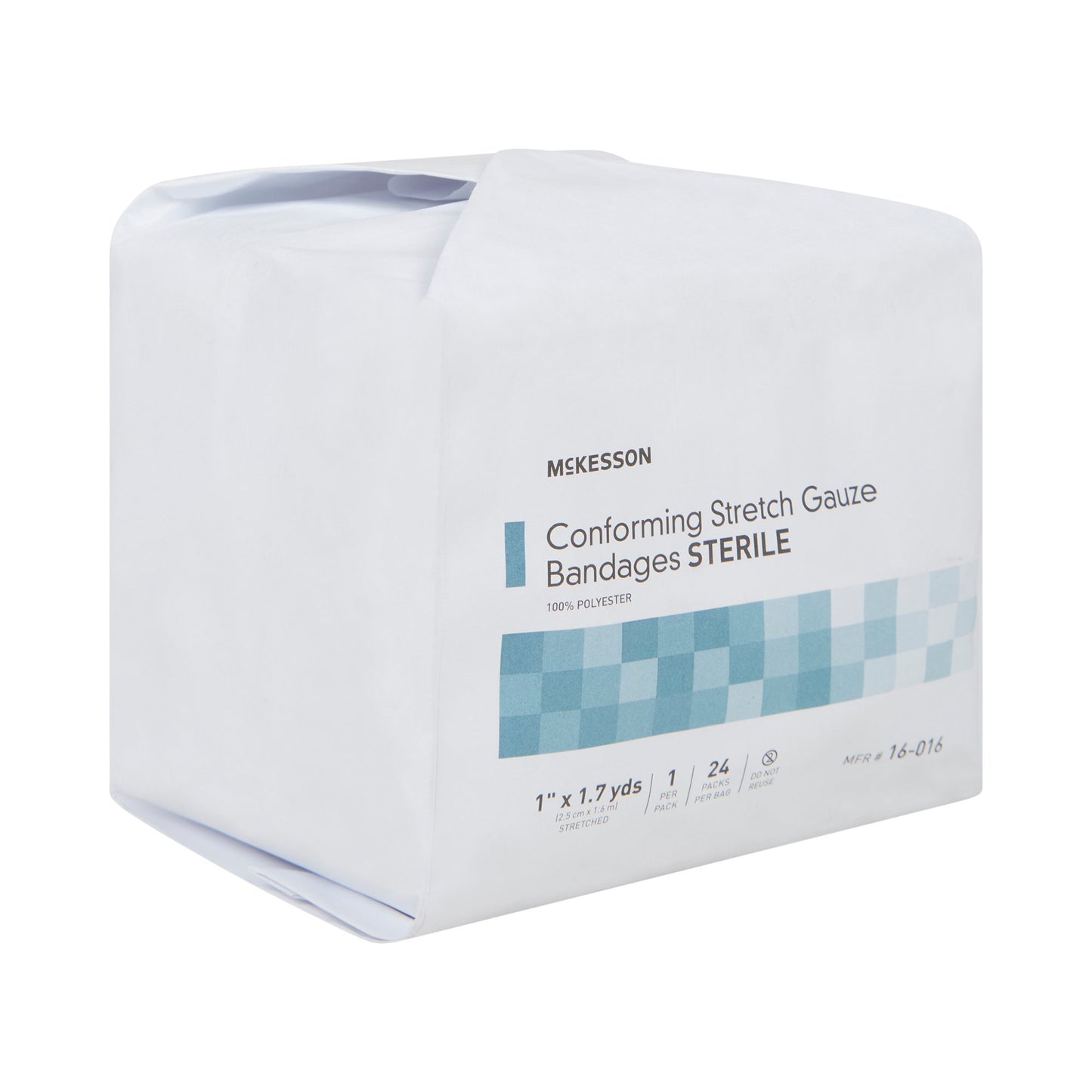 BANDAGE, CNFRM STR LF 1"X1.7YDS (1/PK 24PK/BG 4BG/CS)