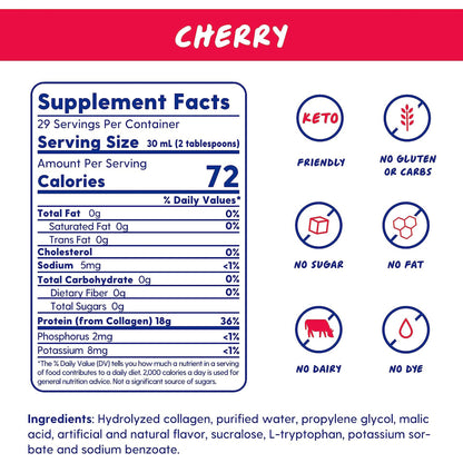 PROTEINEX-18, LIQ BLK CHERRY 30OZ (6/CS)