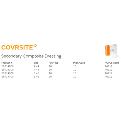 DRESSING, COVRSITE 4"X4" (30/BX)