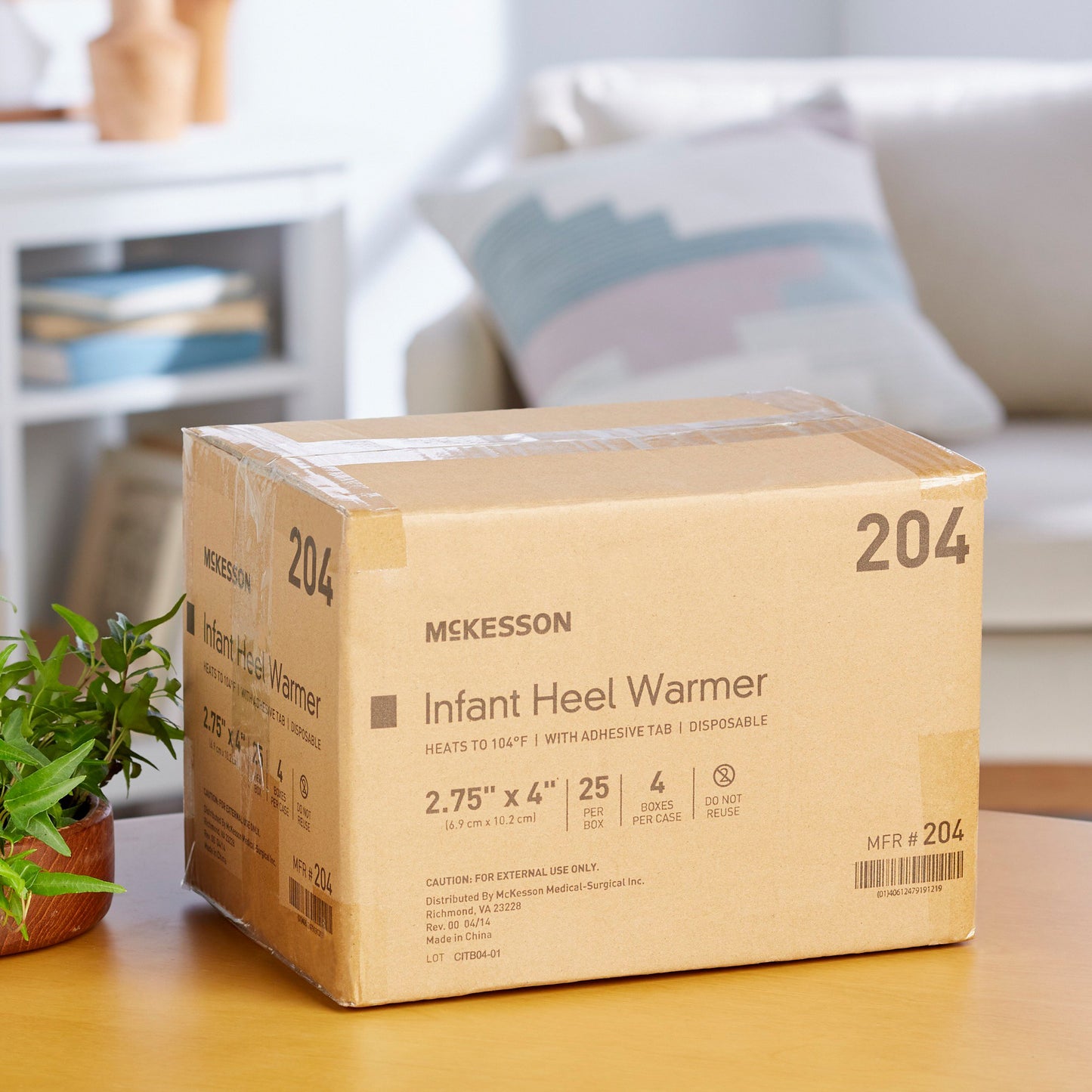 WARMER, HEEL INF LF 2.75"X4" (25/BX 4BX/CS)