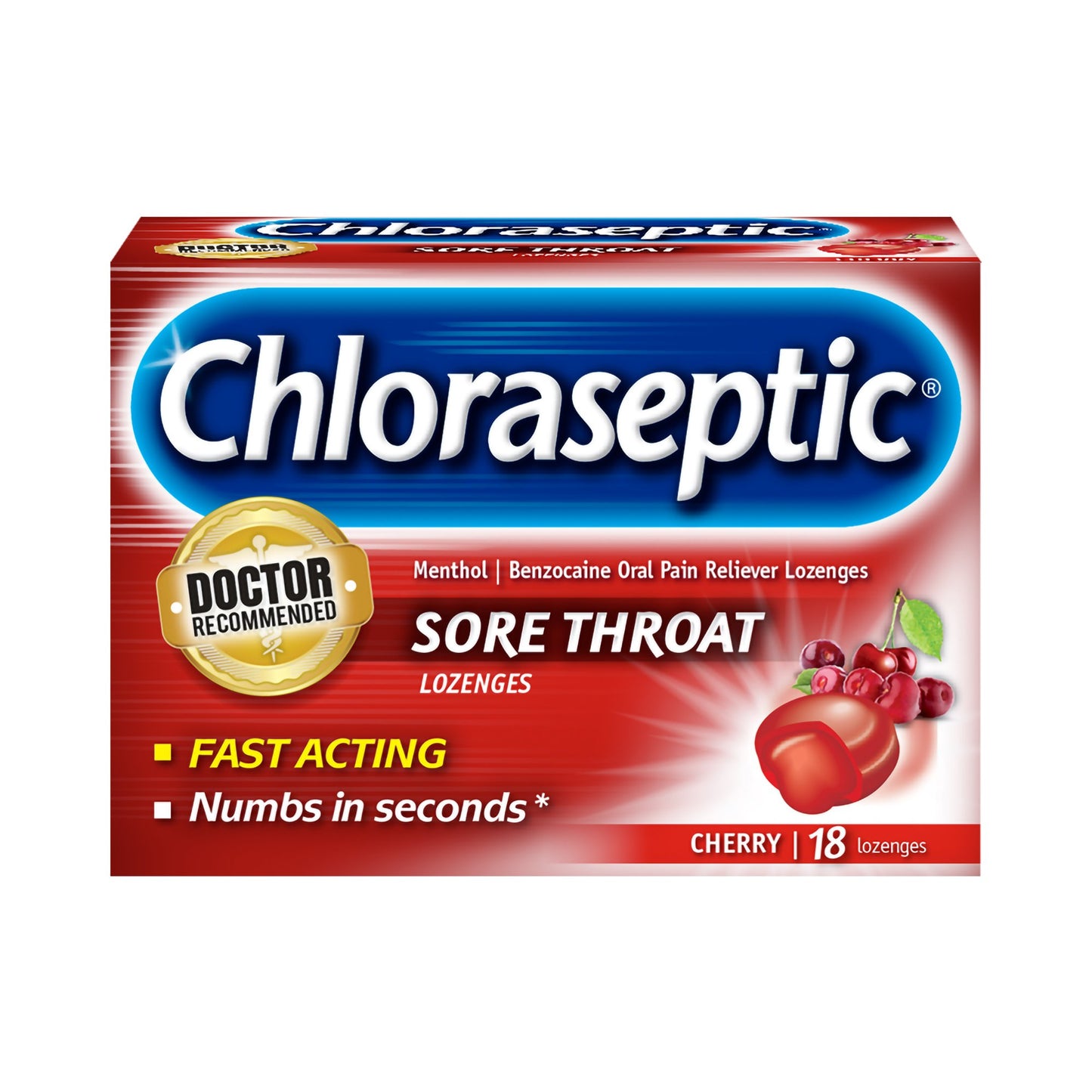 CHLORASEPTIC, LOZ CHERRY