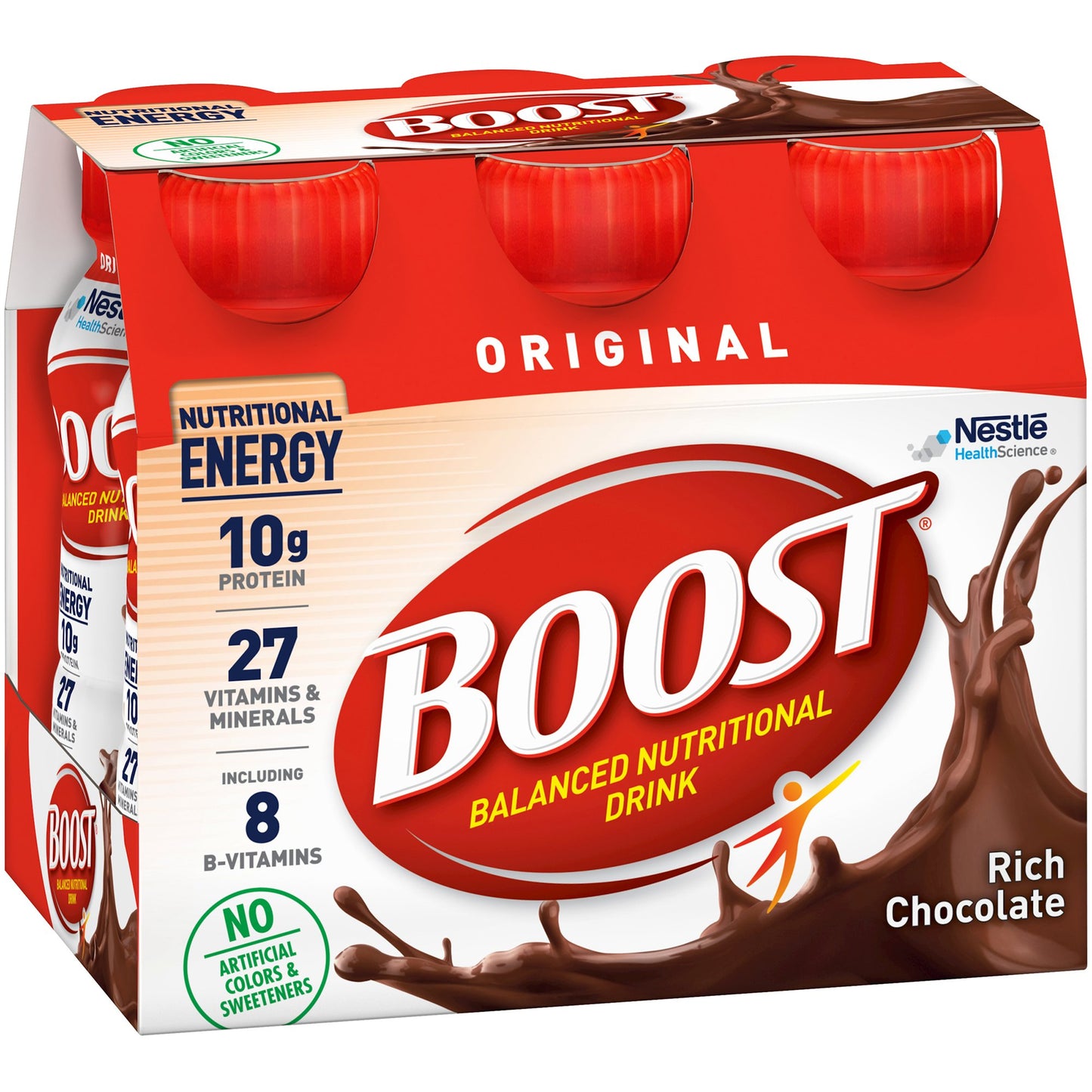 BOOST, ORIGINAL CHOCOLATE CLEAN 8OZ (6/PK 4P/KCS)