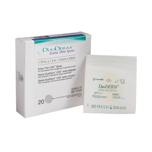 DRESSING, DUODERM X-THIN OVAL 1 3/4X1 1/2 (20/BX)