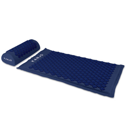 MAT SET, MAT/PILLOW ACUPRESSURE MEMORY FM NAVY (1/ST 9ST/CS)
