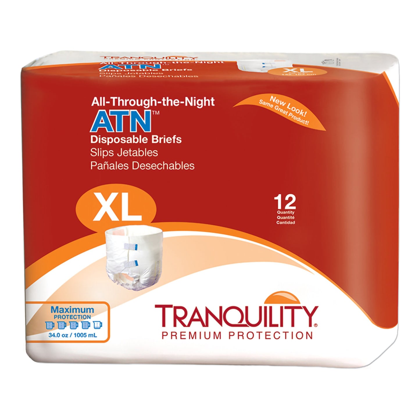 BRIEF, TRANQUILITY ATN DISP XLG 56"-64" (12/BG 6BG