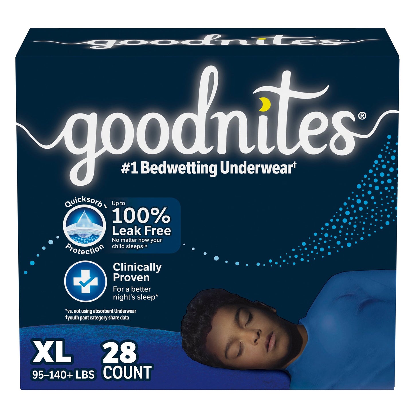 UNDERWEAR, GOODNITES YTH BOY XLG (28/CS)