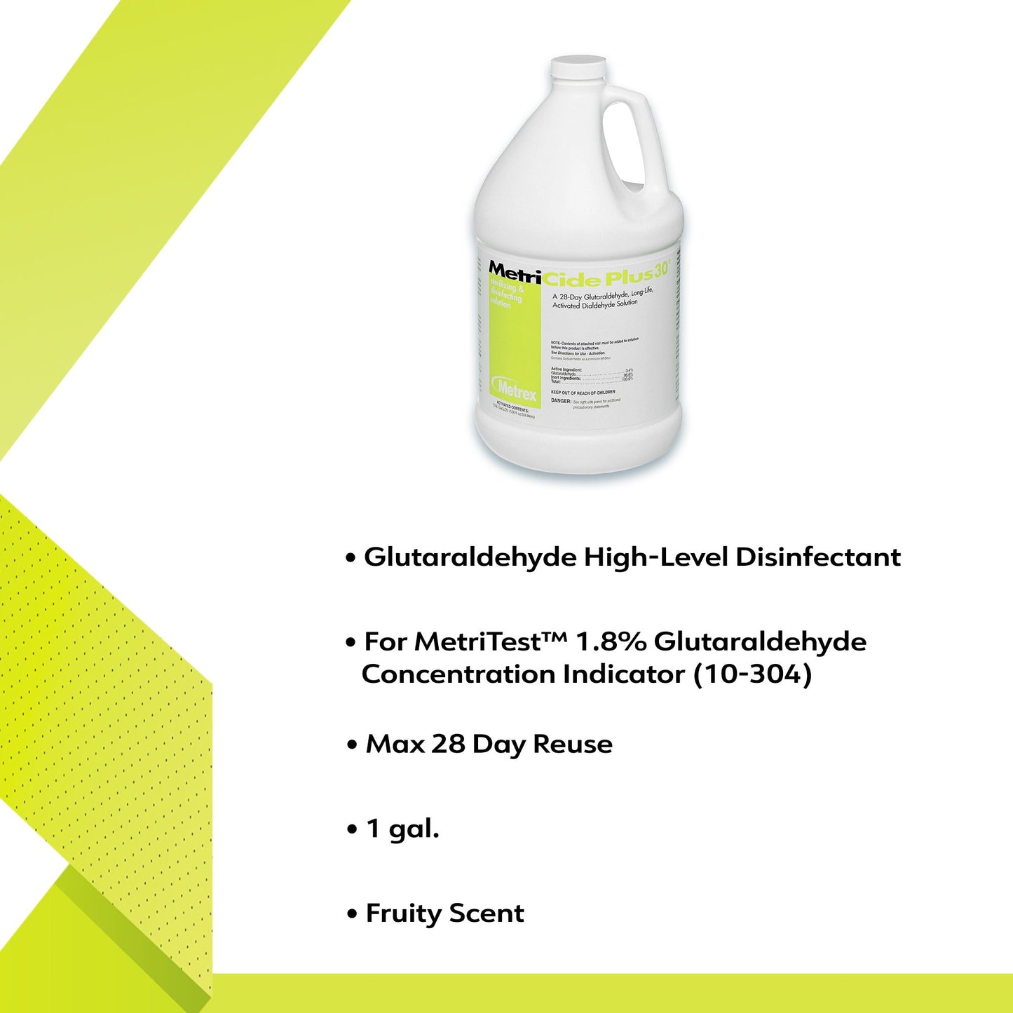 DISINFECTANT, METRICIDE + 30GL(4/CS)