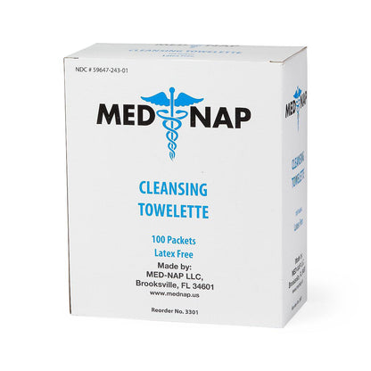 TOWELETTE, ANTISEPTIC CLEANSING WET BZK (100/BX 10BX/CS)