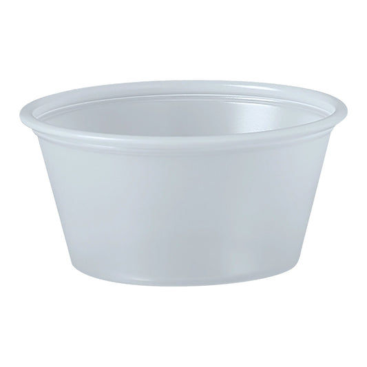 CUP, SOUFFLE PLAS TRNSLCNT 2OZ(250/SL 10SL/CS)