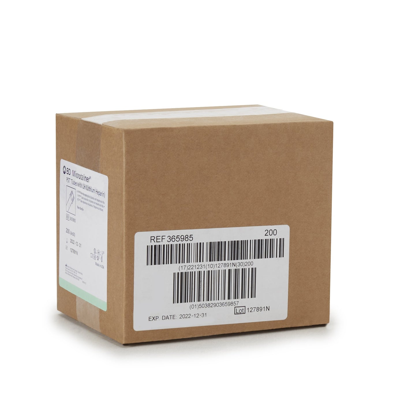 TUBE, CAPILLARY LIHEP/SEP MINT400/600UL PLAS MICROT (50/BX)