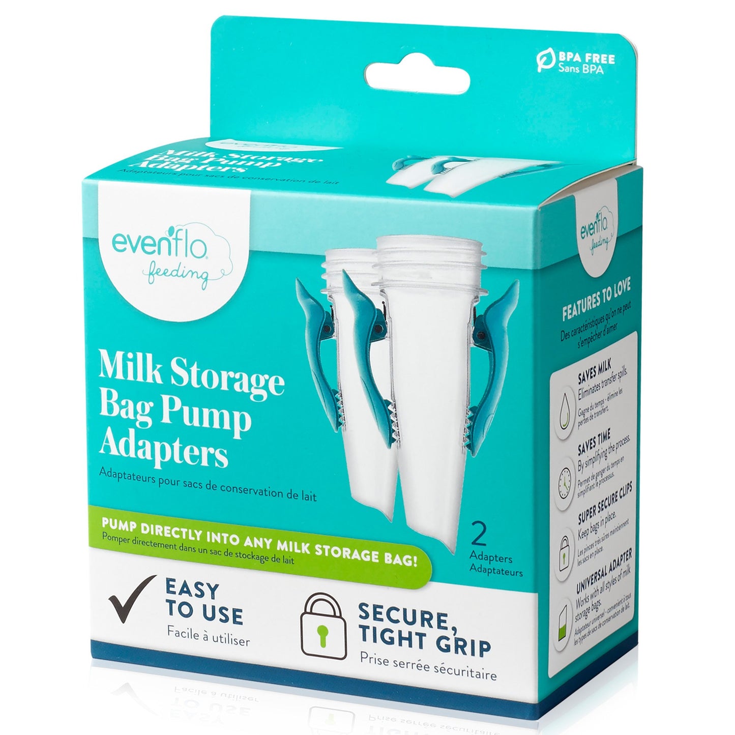 ADAPTER, BAG MILK STORAGE (12/CS)