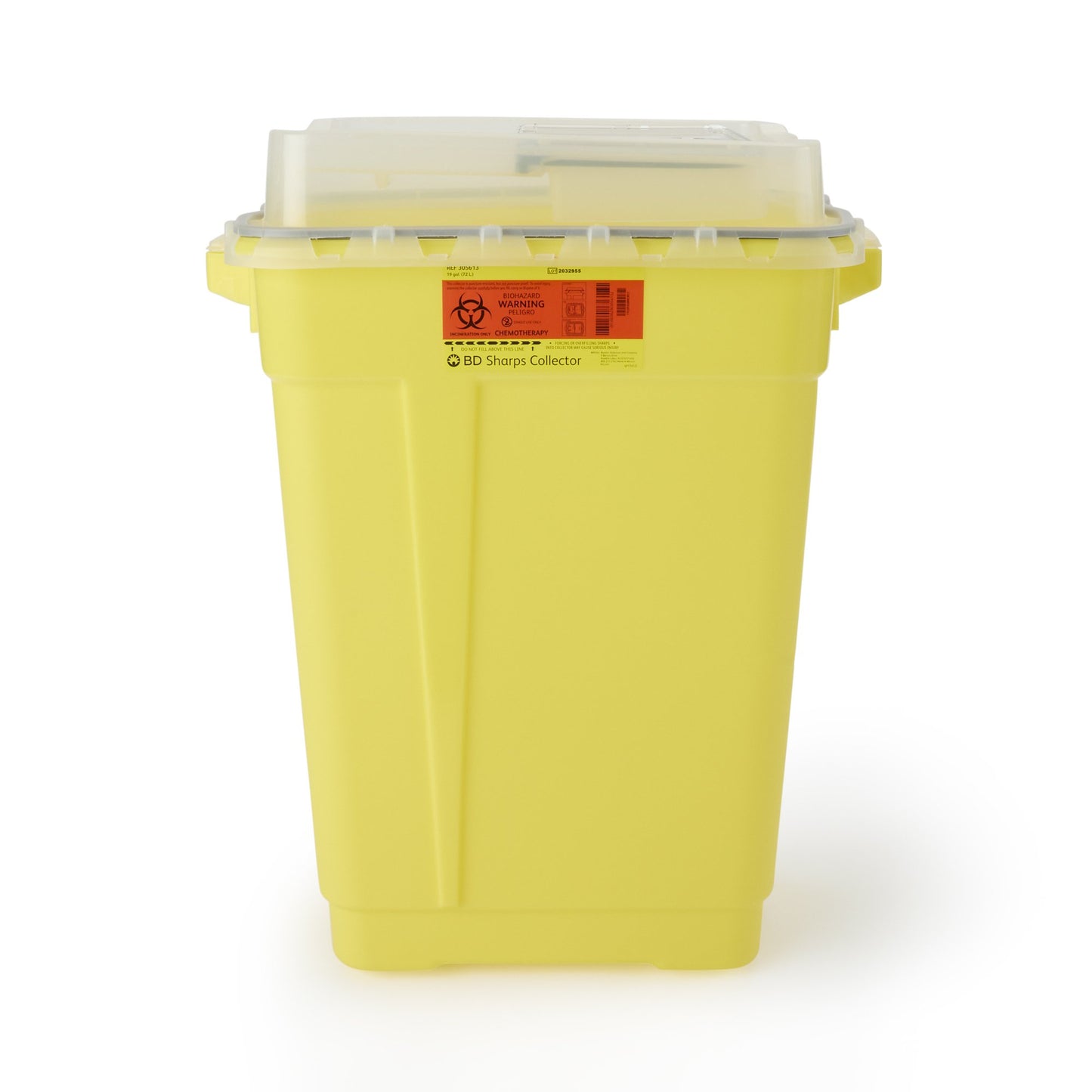 CONTAINER, SHARPS CHEMO YLW 19GL (5/CS)