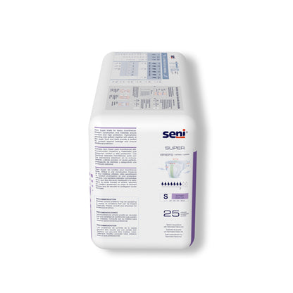 BRIEF, INCONT SENI SUPER SM 22"-31" (25/PK 3PK/CS)