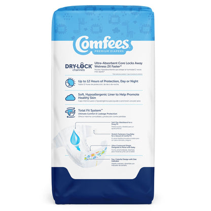 DIAPER, BABY COMFEES SZ1 (50/BG 4BG/CS)