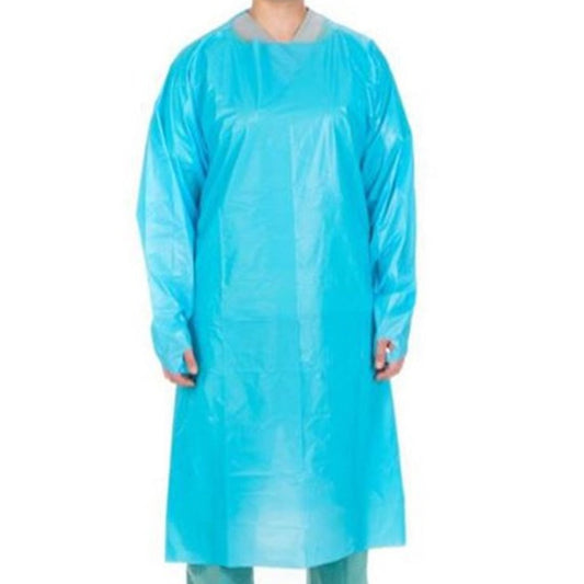 GOWN, IMPERV XL BLUE PLASTIC FILM (75/CS)