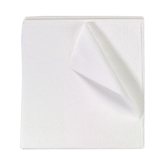 SHEET, DRAPE 2PLY WHT 40X48 (100/CT)