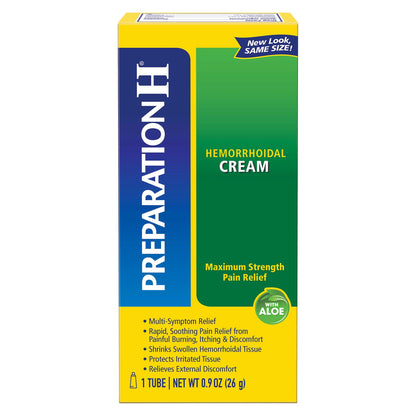 PREPARATION H, CRM MAXIMUM STRENGTH 0.9OZ