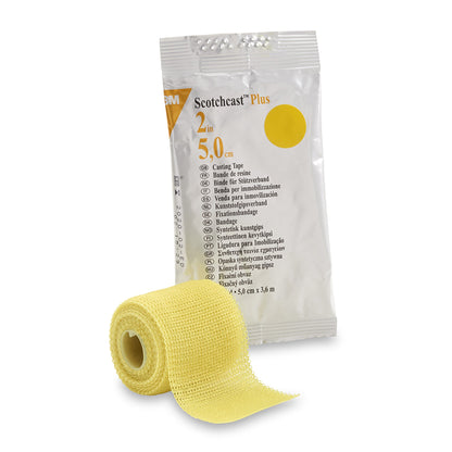 TAPE, CAST SCOTCHCAST 2"X4YDS YLW (10RL/BX) 3MORTH