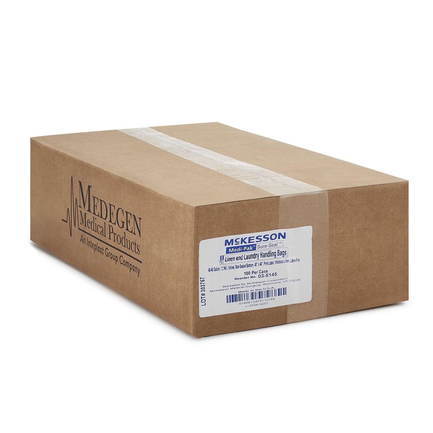 BAG, LINEN SOILED YLW 40"X46" (100/CS)